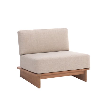 Fauteuil modulable en tek Djerba