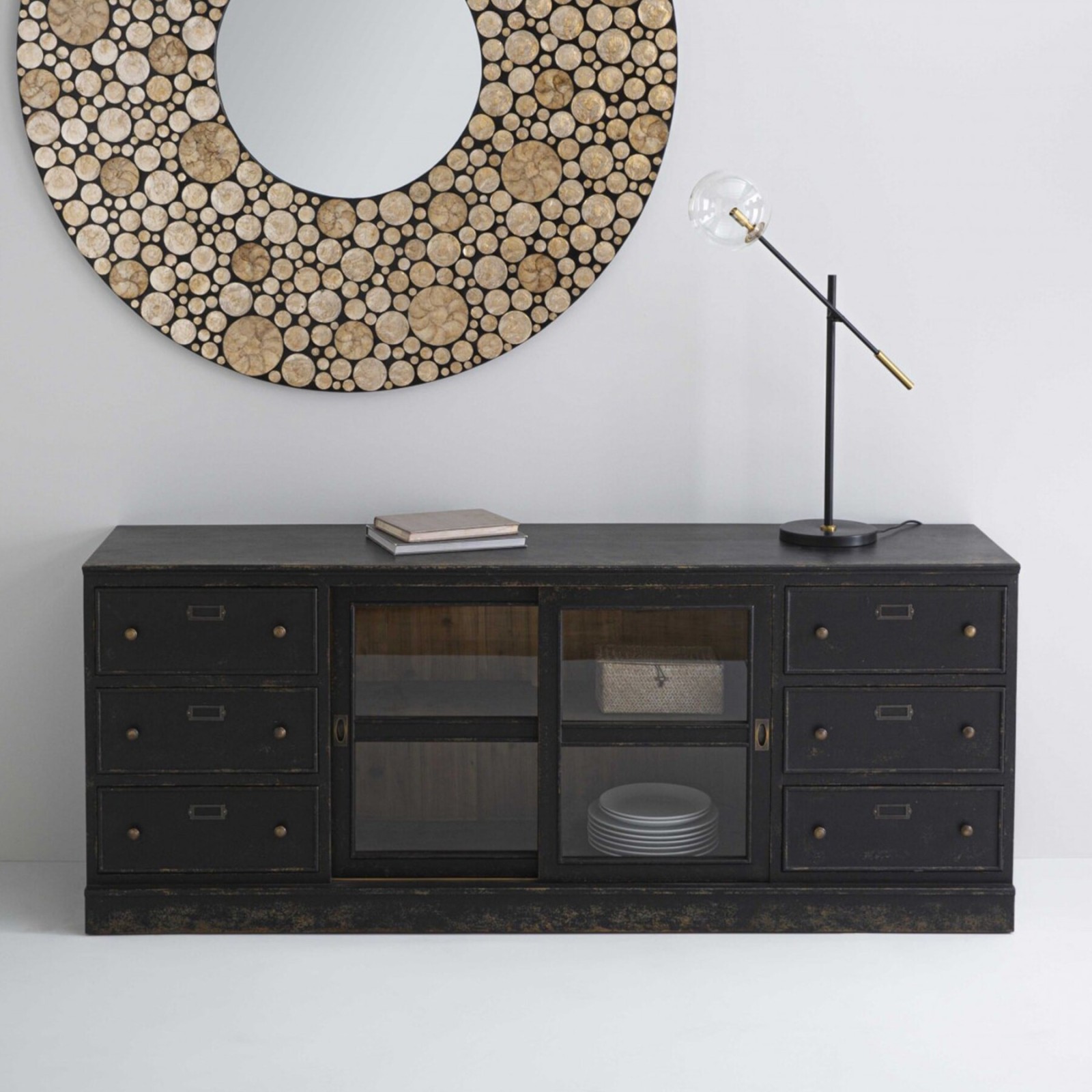 Buffet en bois massif Amsterdam