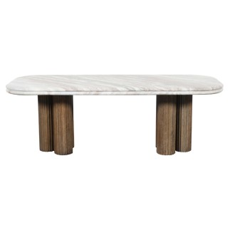 Table basse Buren avec plateau marbre