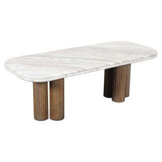 Table basse Buren avec plateau marbre