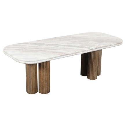 Table basse Buren avec plateau marbre