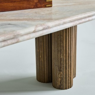 Table basse Buren avec plateau marbre