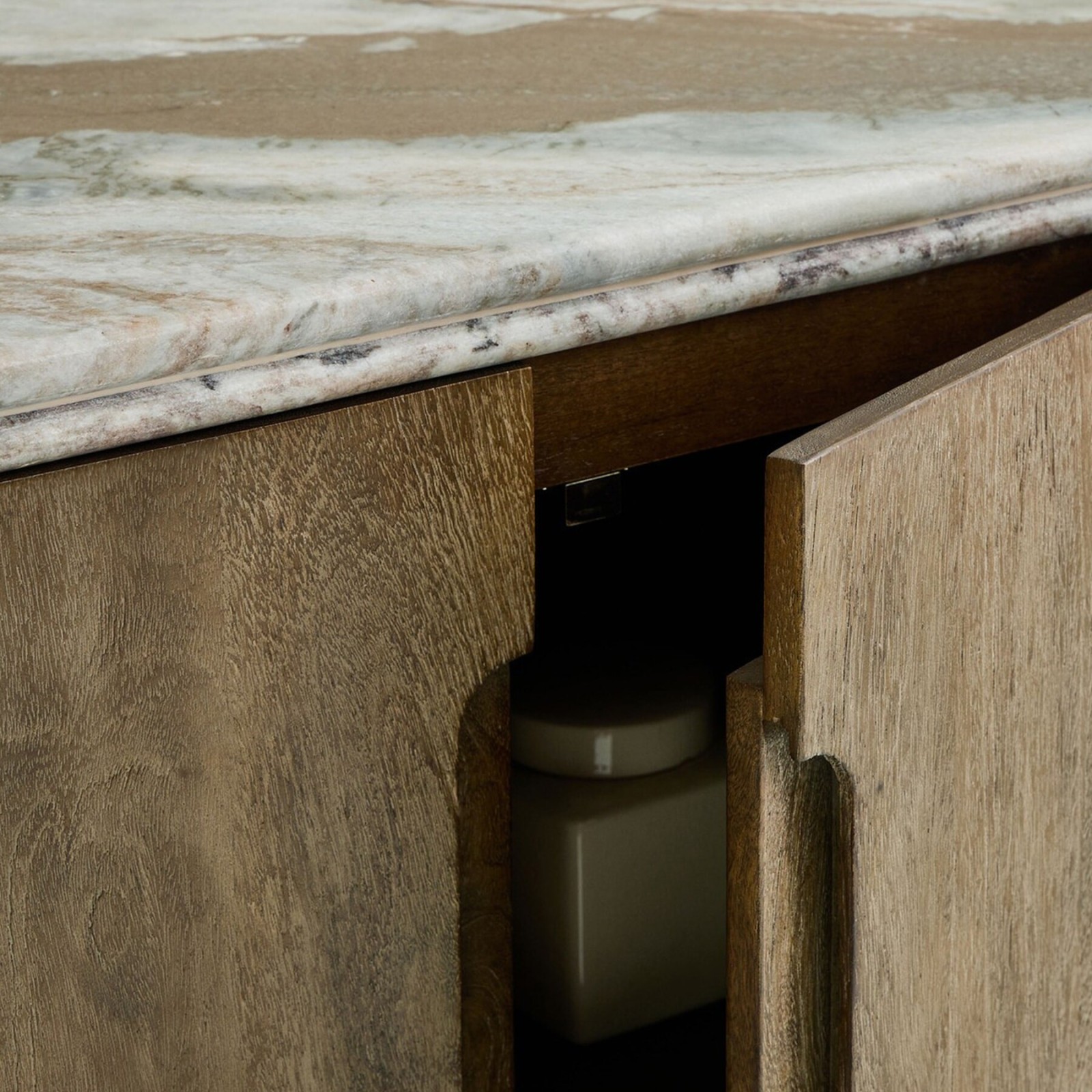 Buffet Buren en bois & marbre haute de gamme - Signature