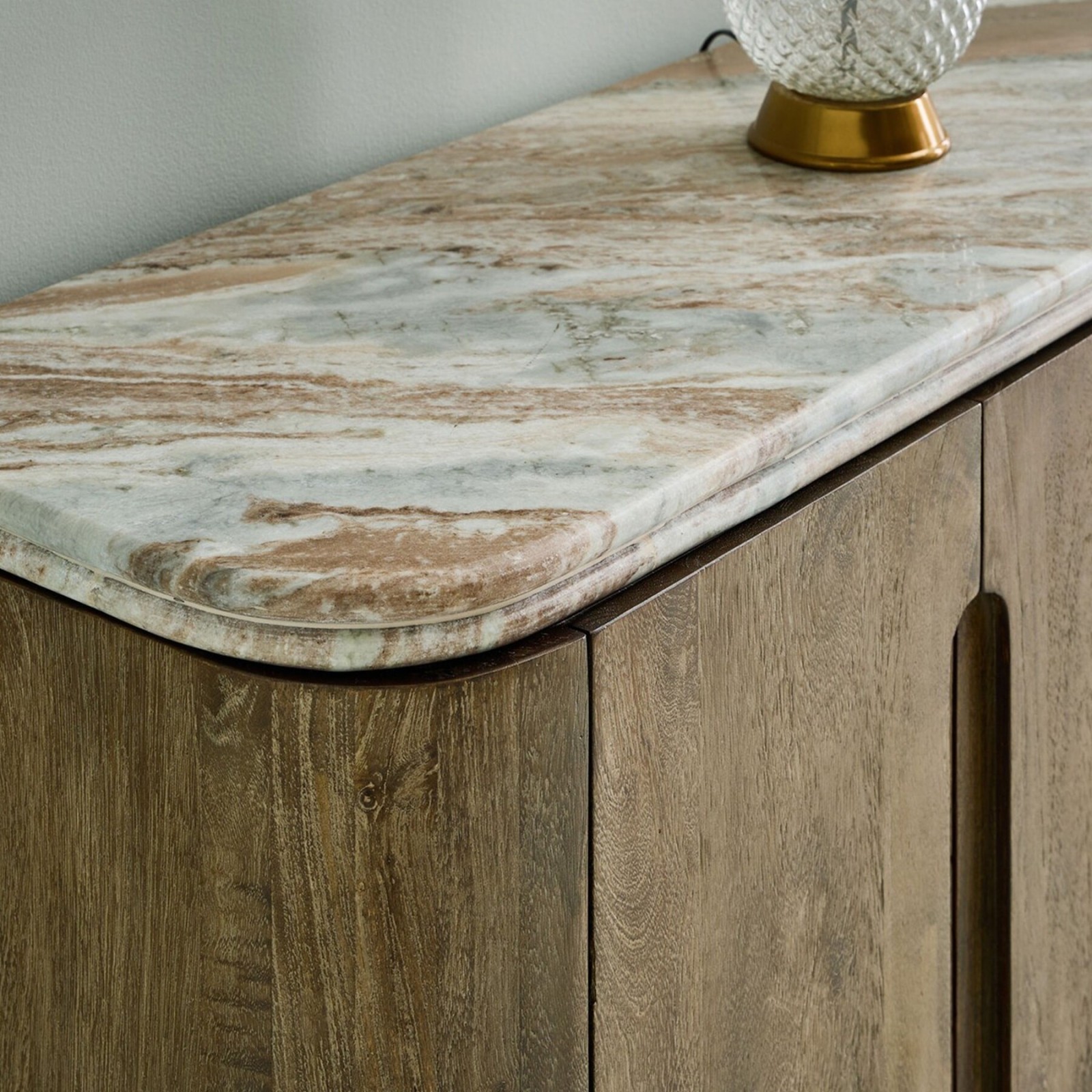 Buffet Buren en bois & marbre haute de gamme - Signature