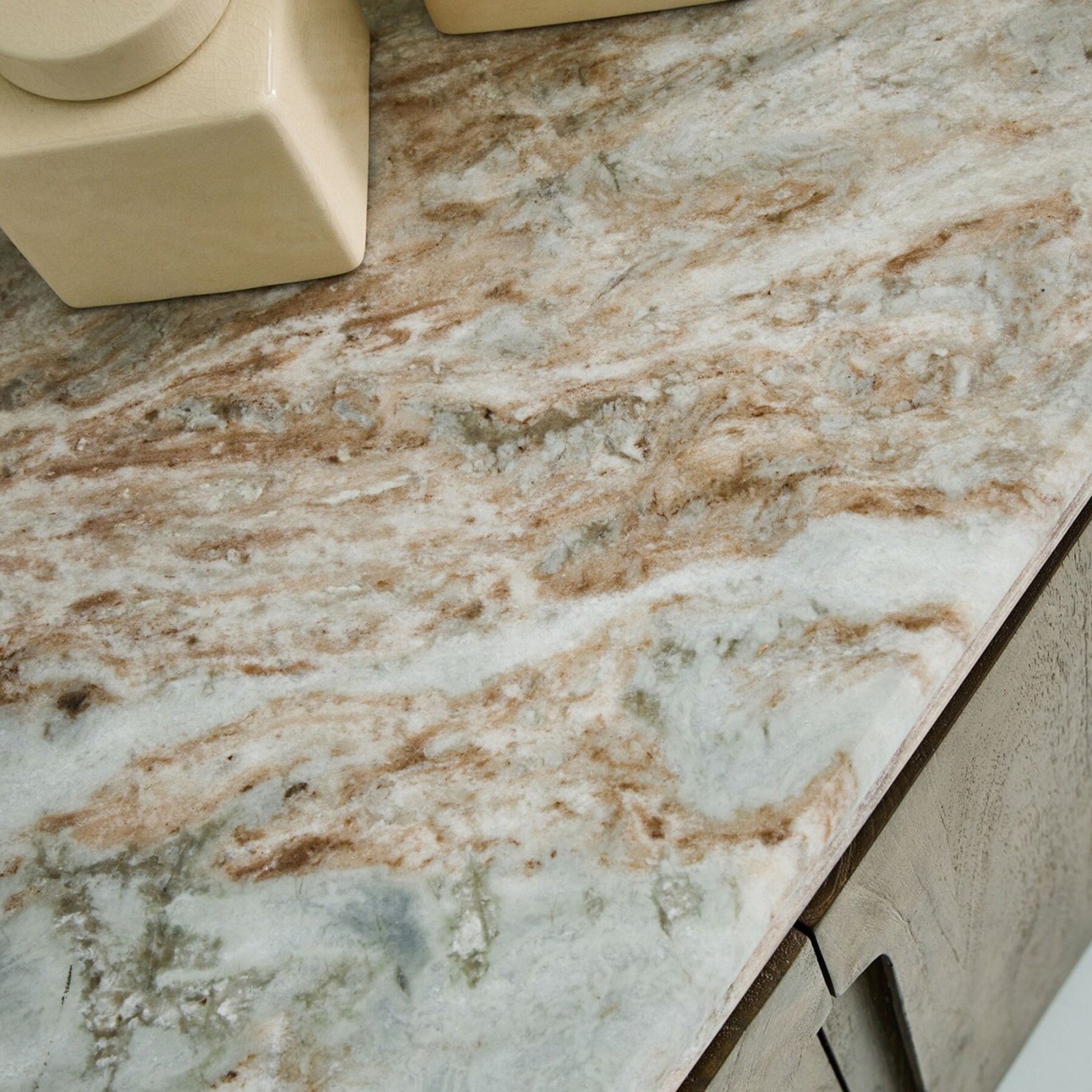 Buffet Buren en bois & marbre haute de gamme - Signature