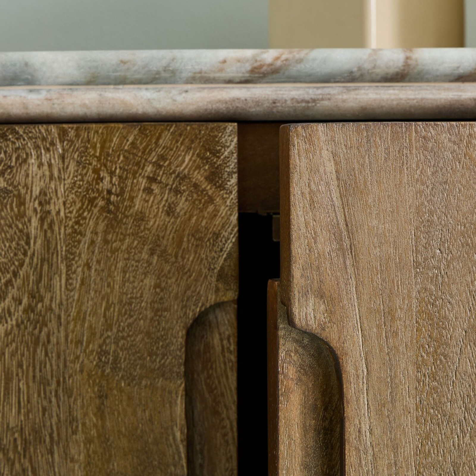 Buffet Buren en bois & marbre haute de gamme - Signature