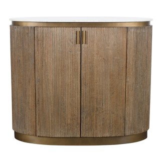 Comptoir en bois et marbre Buren