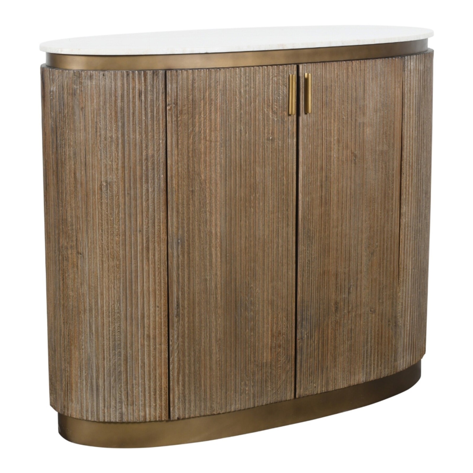 Comptoir en bois massif et marbre Buren - Signature