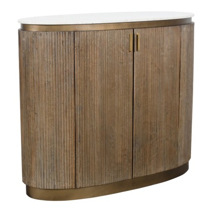 Comptoir en bois et marbre Buren