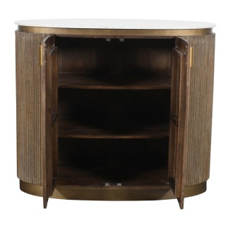 Comptoir en bois et marbre Buren
