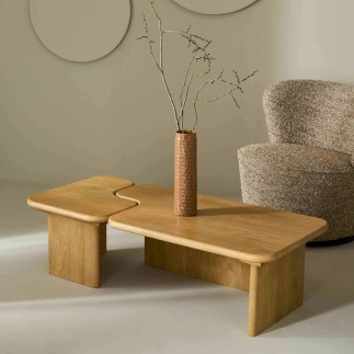 Set de 2 tables basses Métropolis