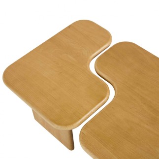 Set de 2 tables basses Métropolis