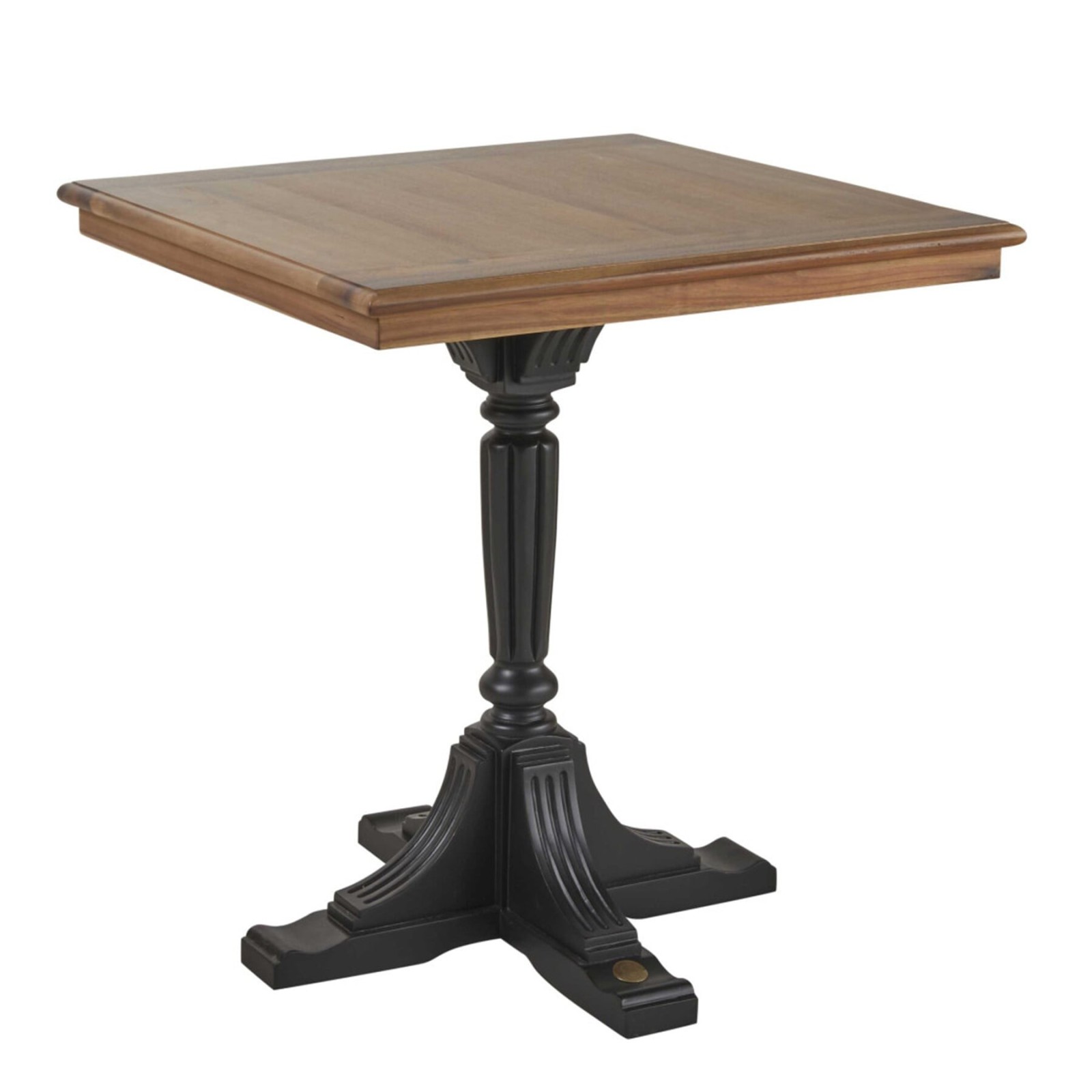 Table bistrot carrée 70x70 Montmartre en acacia - Signature Table bistrot carrée 70x70 Montmartre en acacia - Signature