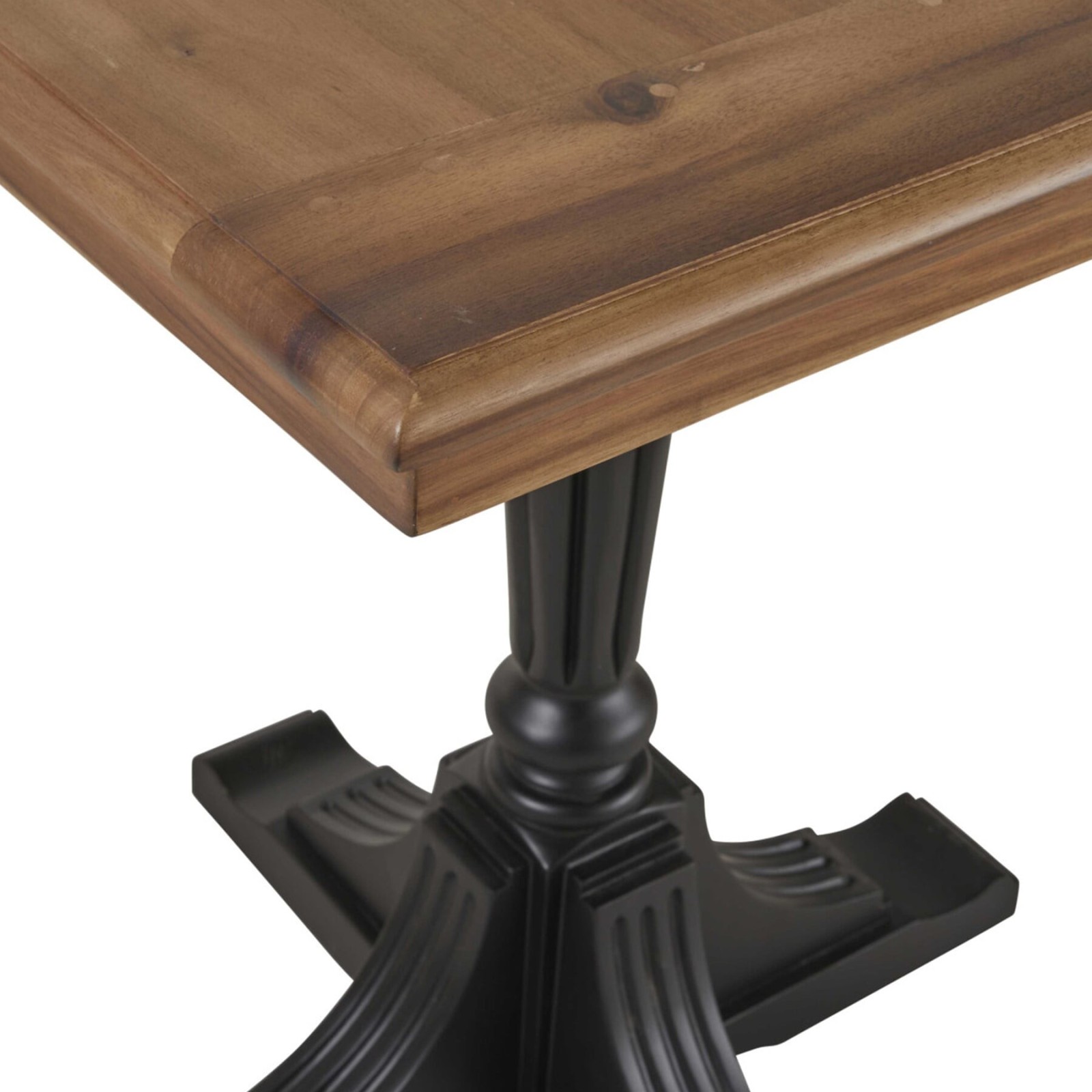 Table bistrot carrée 70x70 Montmartre en acacia - Signature Table bistrot carrée 70x70 Montmartre en acacia - Signature