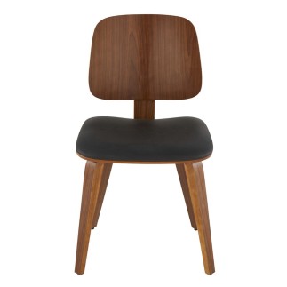 Lot de 2 chaises vinyle Brad