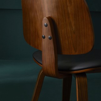 Lot de 2 chaises vinyle Brad
