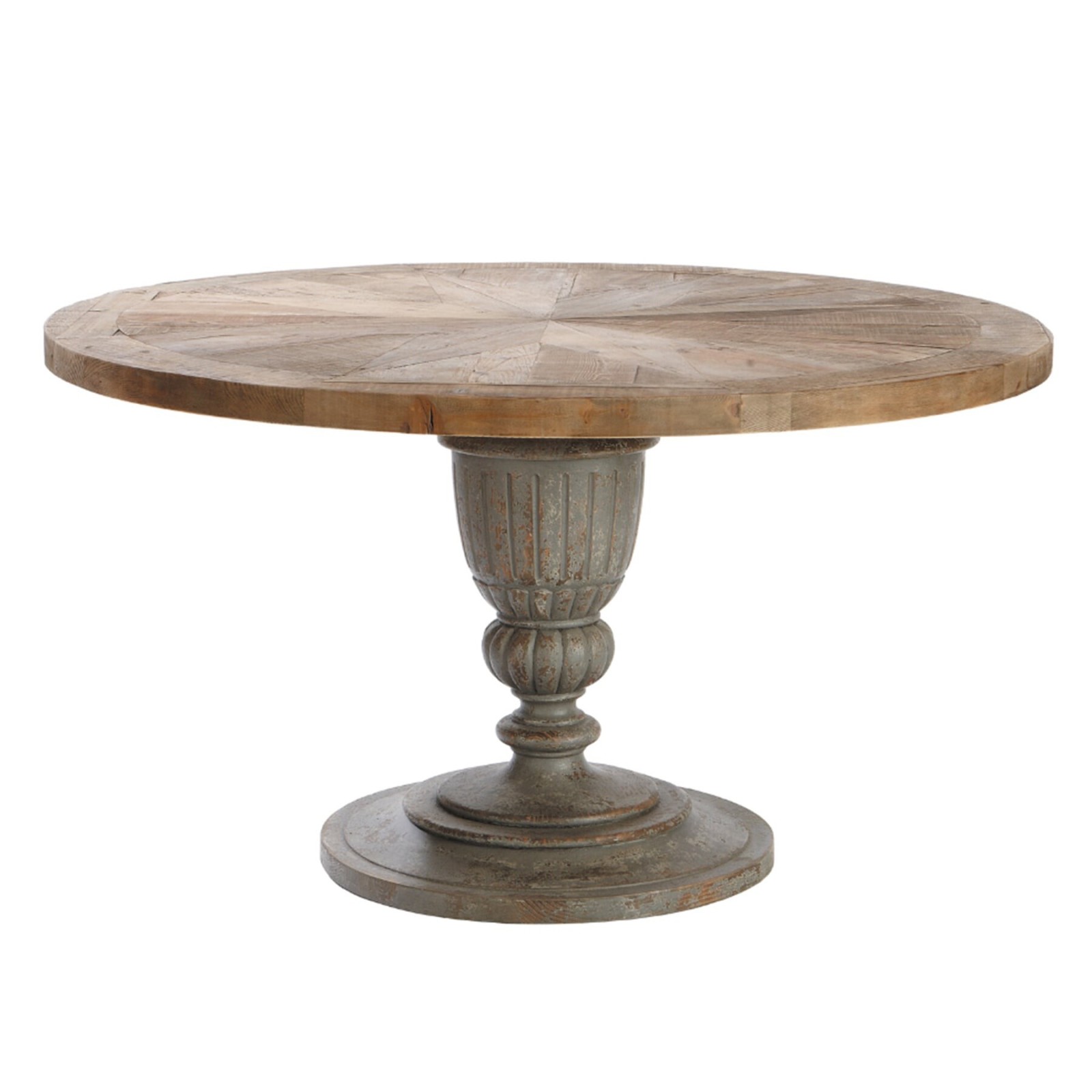 Table ronde vieux bois Magistral 140 cm en pin massif - Signature Table ronde vieux bois Magistral 140 cm en pin massif - Signature