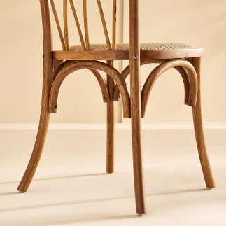 Lot de 2 chaises en chêne Adèle
