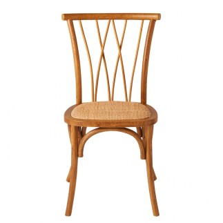 Lot de 2 chaises en chêne Adèle