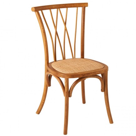 Lot de 2 chaises en chêne Adèle
