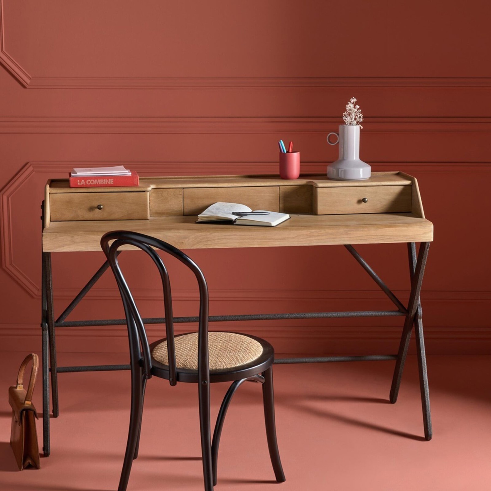 Chaise bistrot parisien Troquet en hêtre noir lot de 2 - Signature Chaise bistrot parisien Troquet en hêtre noir lot de 2 - Signature