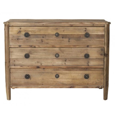 Commode en pin massif Sidonie