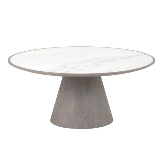 Table basse Mafra marbre blanc