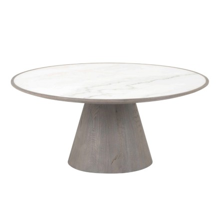 Table basse Mafra marbre blanc