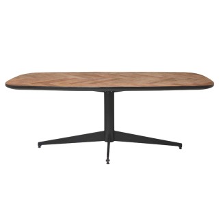 Table Bernard finition teck recyclé