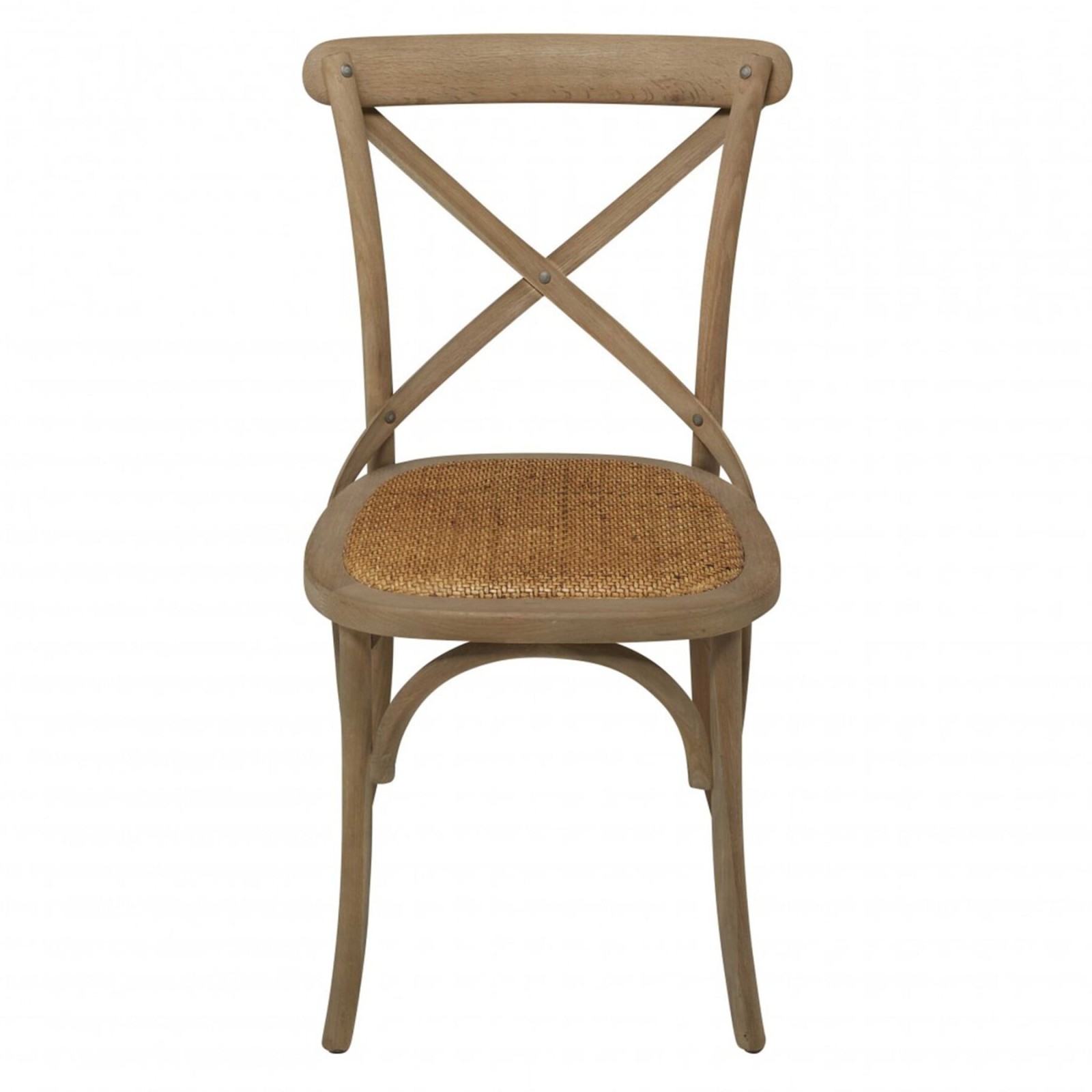 Lot de 2 chaises bistrot oxydée en chêne massif - Signature Lot de 2 chaises bistrot oxydée en chêne massif - Signature
