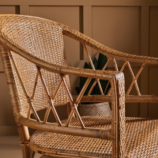 Fauteuil rotin bohème Maggy