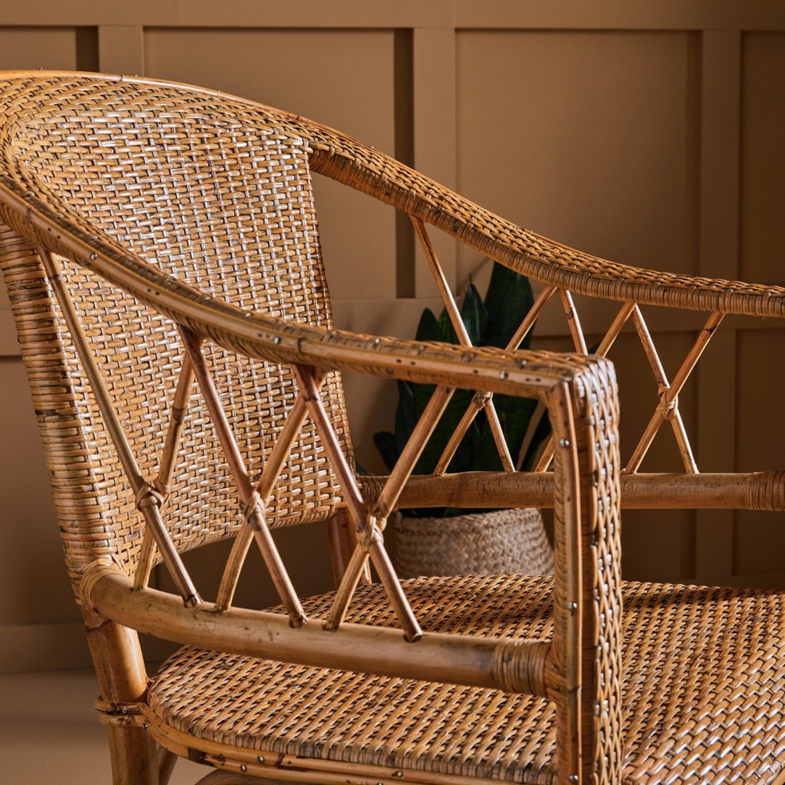 Fauteuil rotin naturel Maggy style bohème - Signature Fauteuil rotin naturel Maggy style bohème - Signature