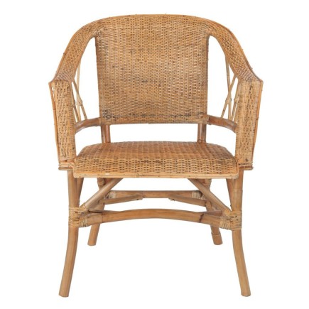 Fauteuil rotin bohème Maggy