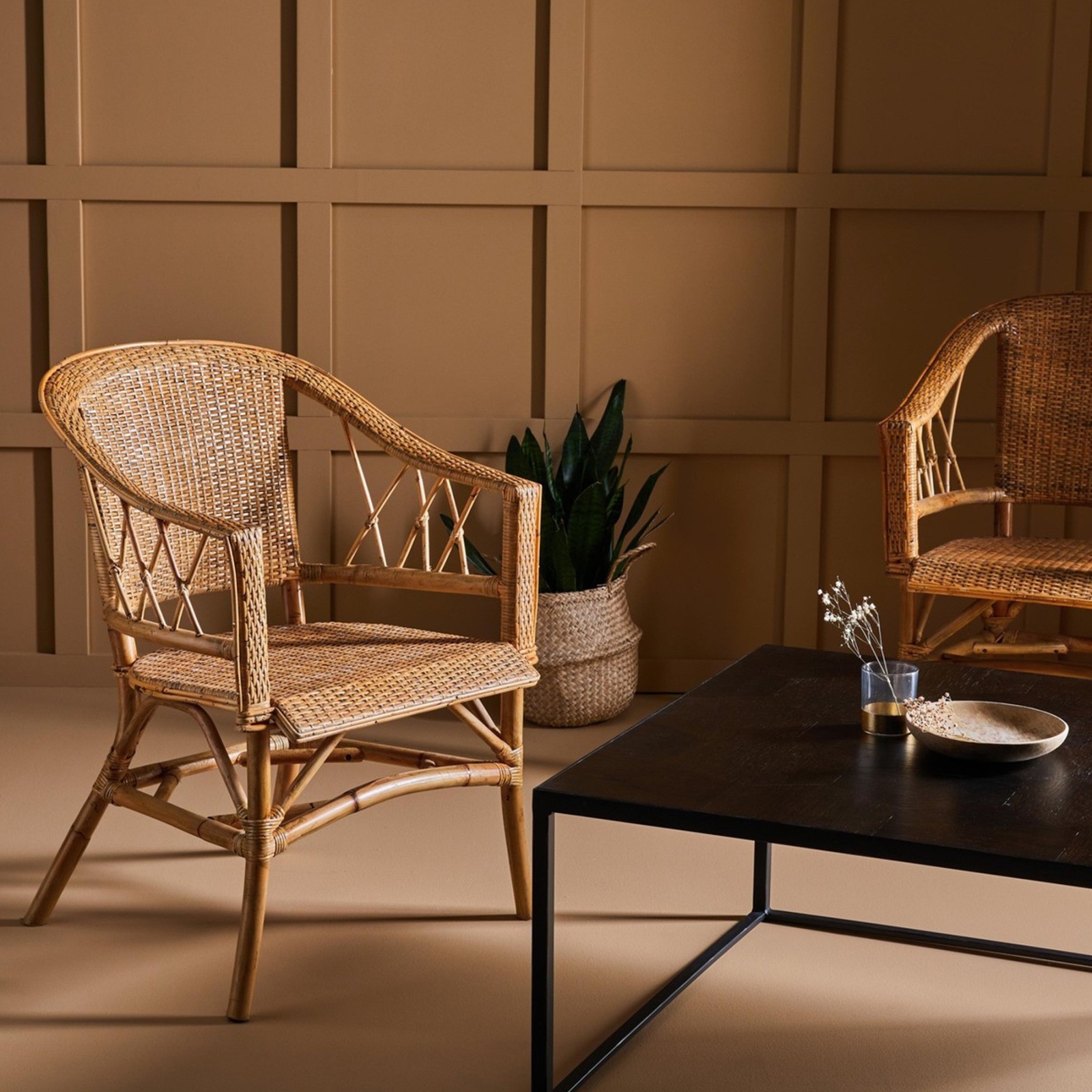 Fauteuil rotin naturel Maggy style bohème - Signature Fauteuil rotin naturel Maggy style bohème - Signature