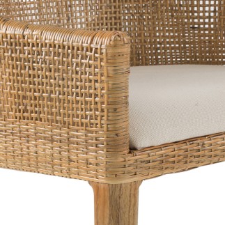Chaise en rotin naturel Julie