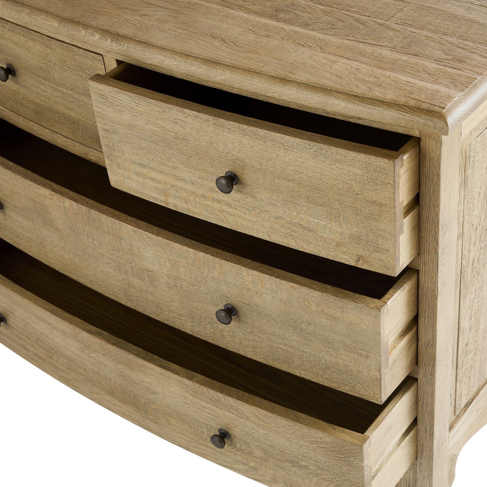 Commode chêne clair Saumur en chêne massif - Signature