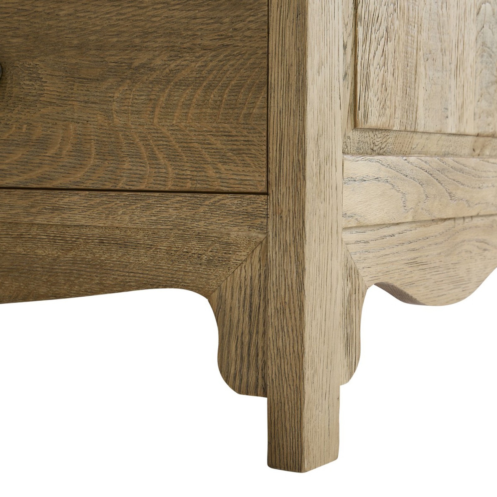 Commode chêne clair Saumur en chêne massif - Signature