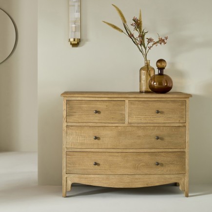 Commode chêne clair Saumur en chêne massif - Signature