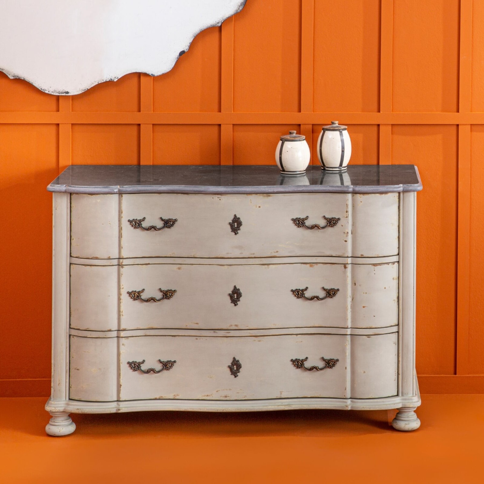 Commode pierre bleue Léon en peuplier massif - Signature Commode pierre bleue Léon en peuplier massif - Signature