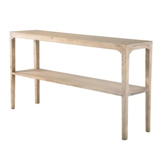Console double plateau en pin massif Henri