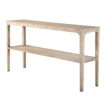 Console double plateau en pin massif Henri