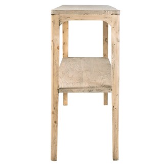 Console double plateau en pin massif Henri
