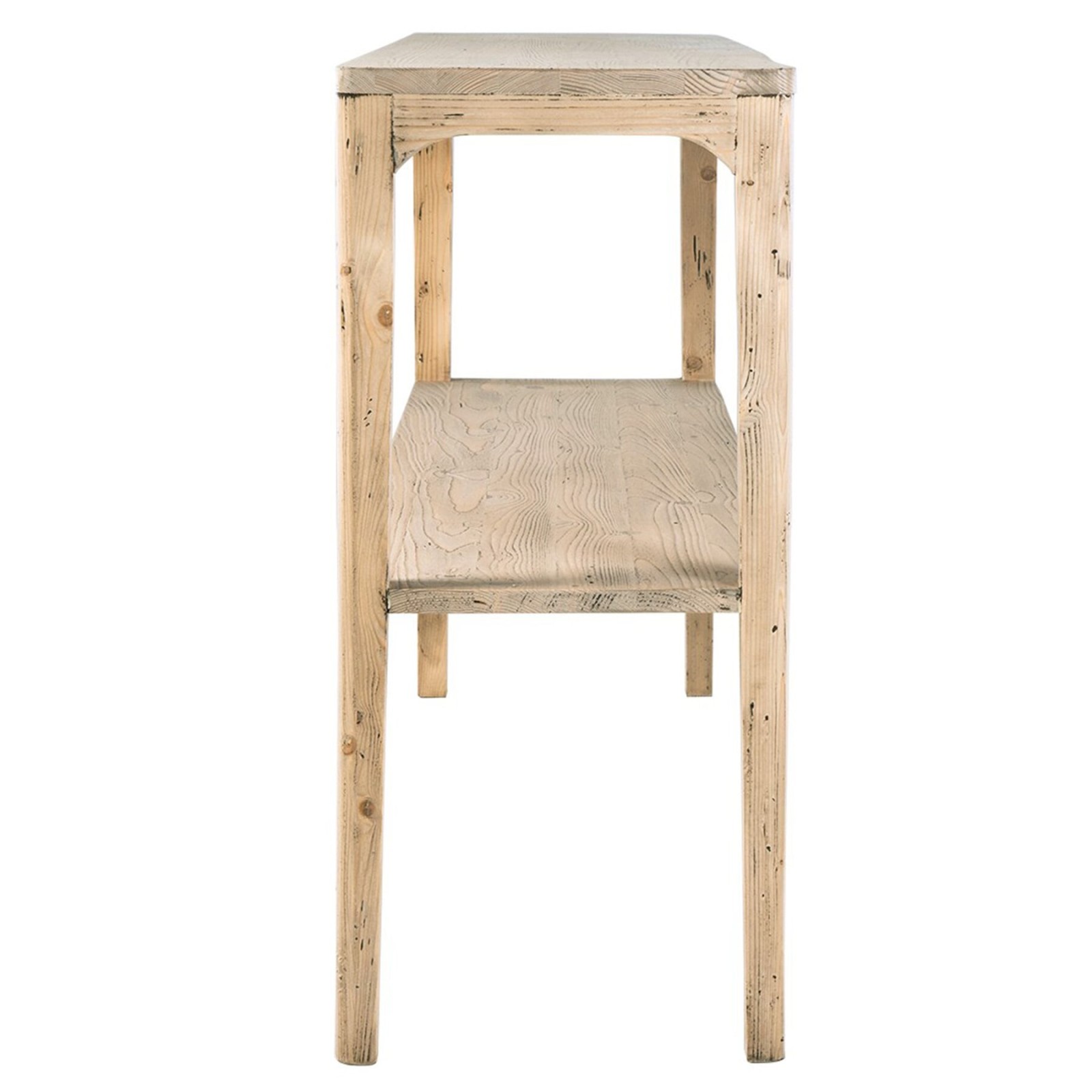 Console Henri double plateau en pin massif - Signature Console Henri double plateau en pin massif - Signature