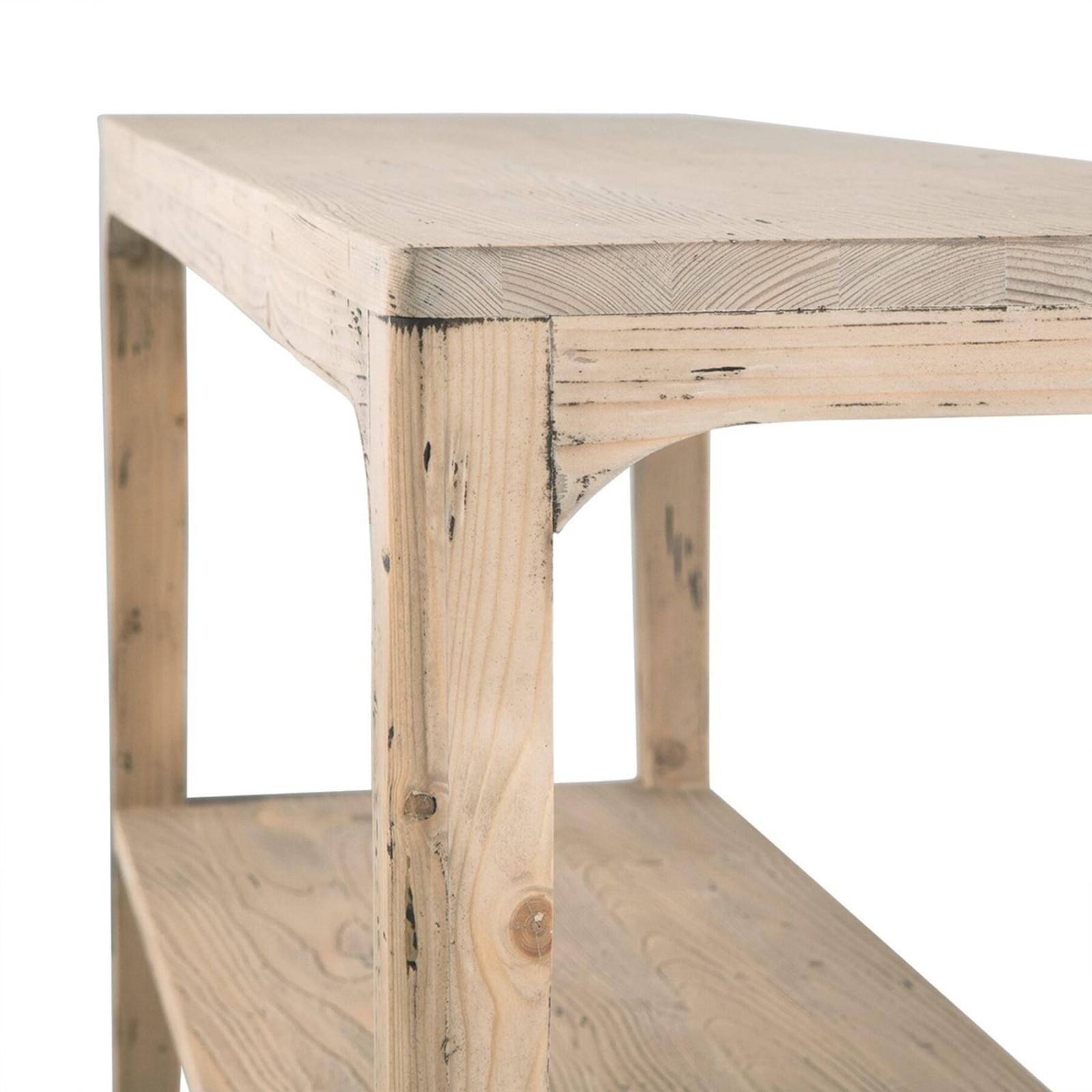 Console Henri double plateau en pin massif - Signature Console Henri double plateau en pin massif - Signature