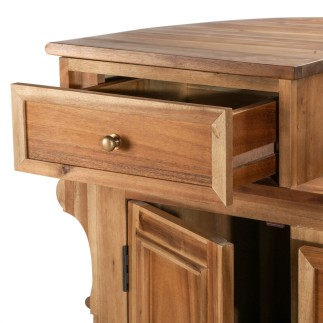 Comptoir en bois massif vieilli Estaminet