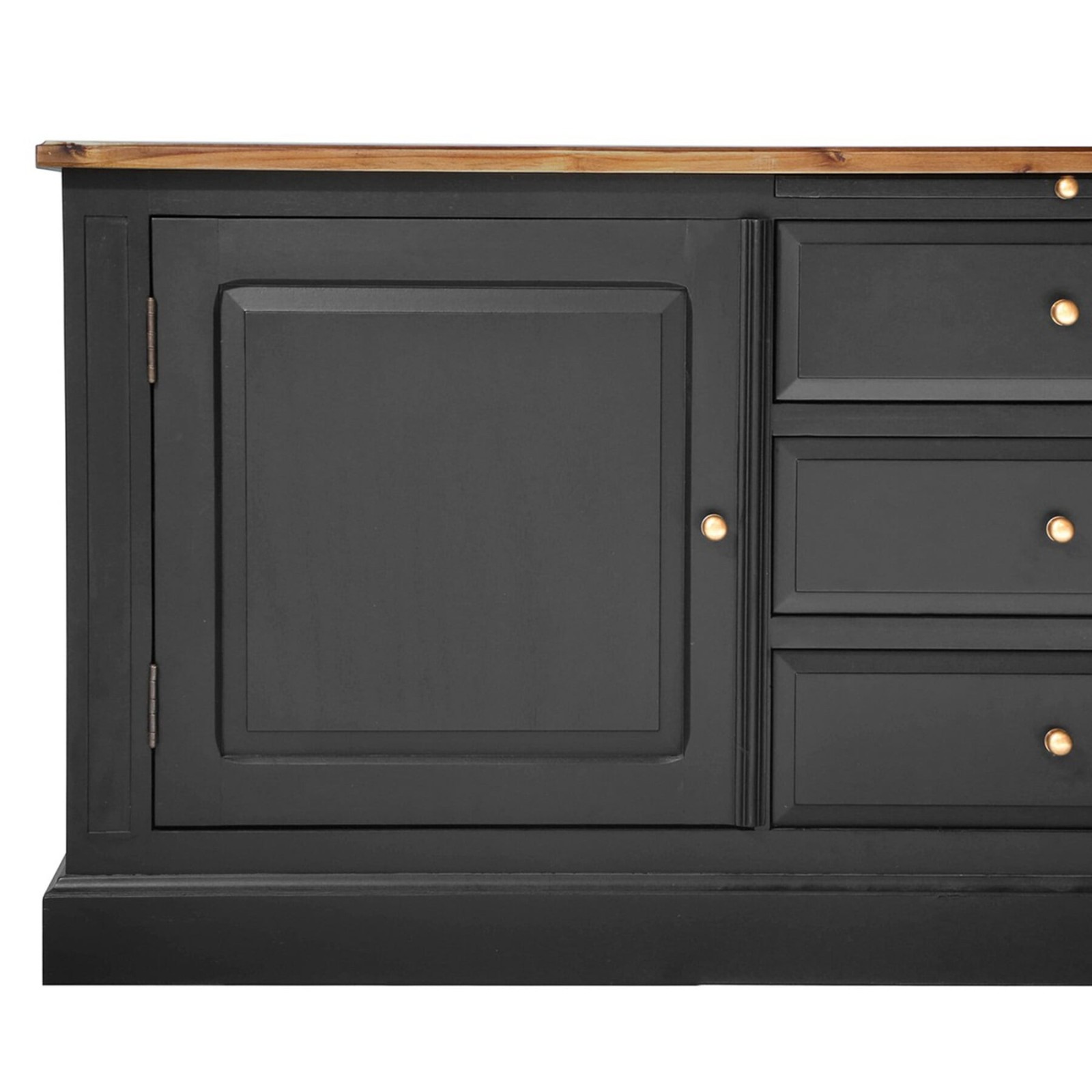 Buffet bois noir Fontainebleau en acacia massif - Signature Buffet bois noir Fontainebleau en acacia massif - Signature