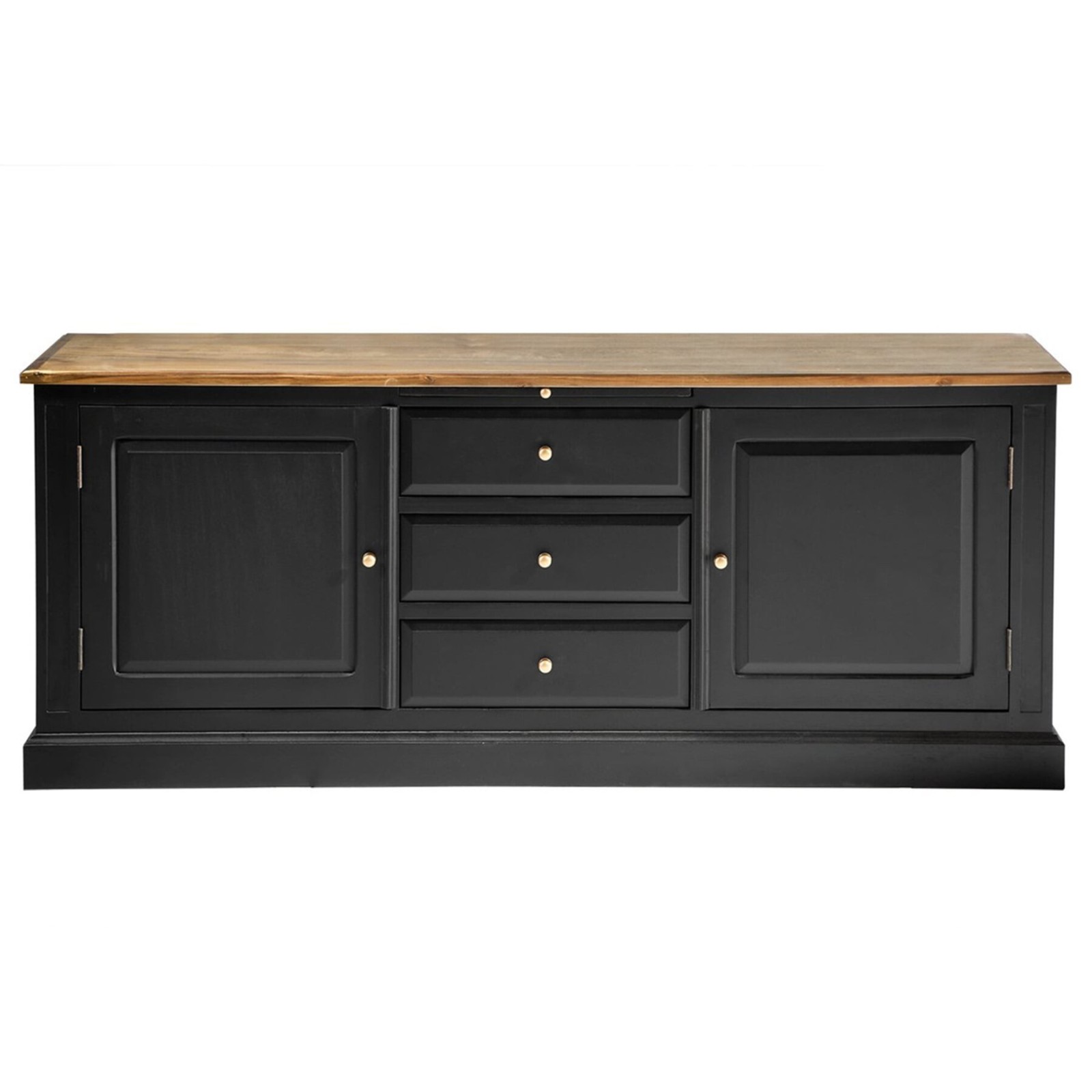 Buffet bois noir Fontainebleau en acacia massif - Signature Buffet bois noir Fontainebleau en acacia massif - Signature