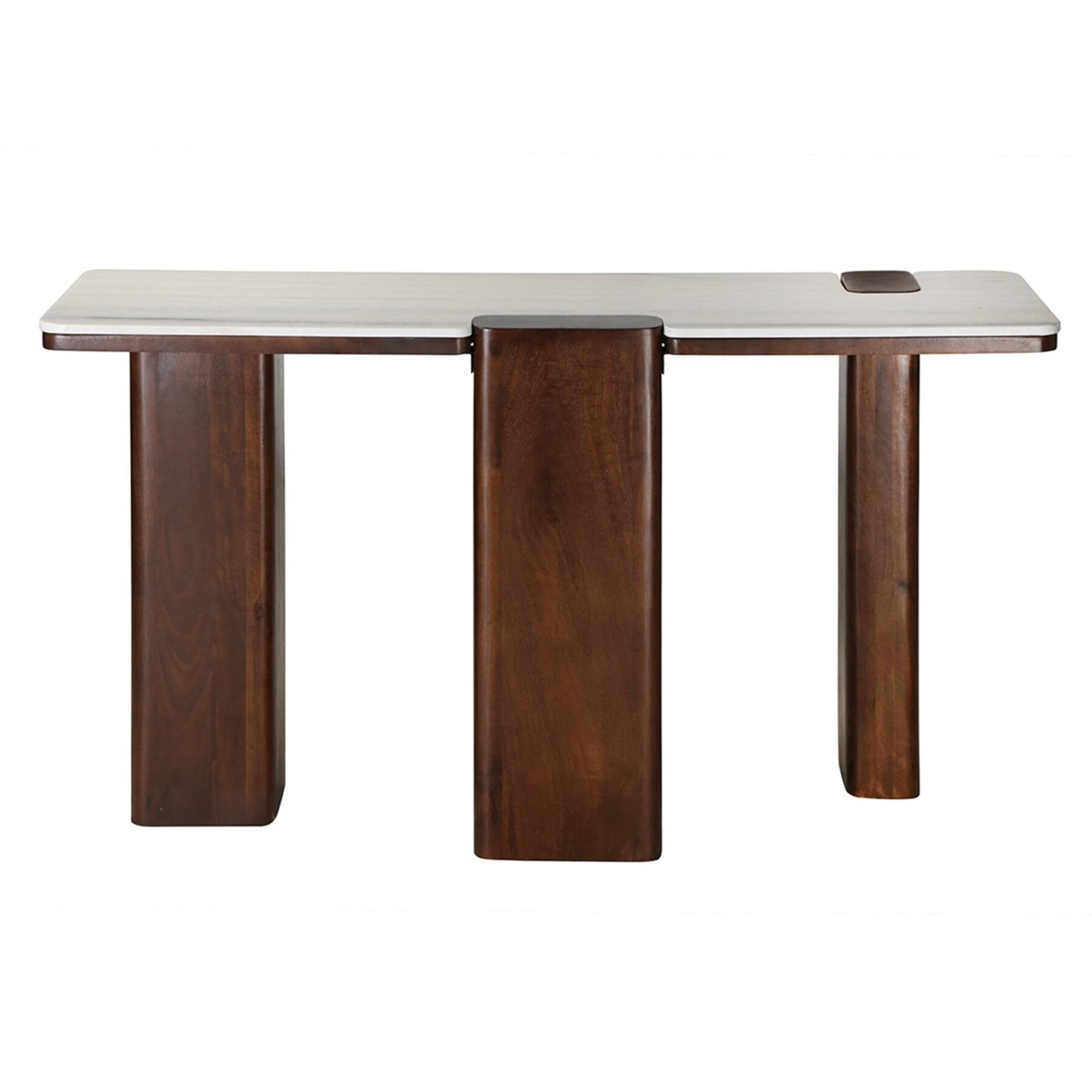 Console bois et marbre Puzzle | Signature Console bois et marbre Puzzle | Signature