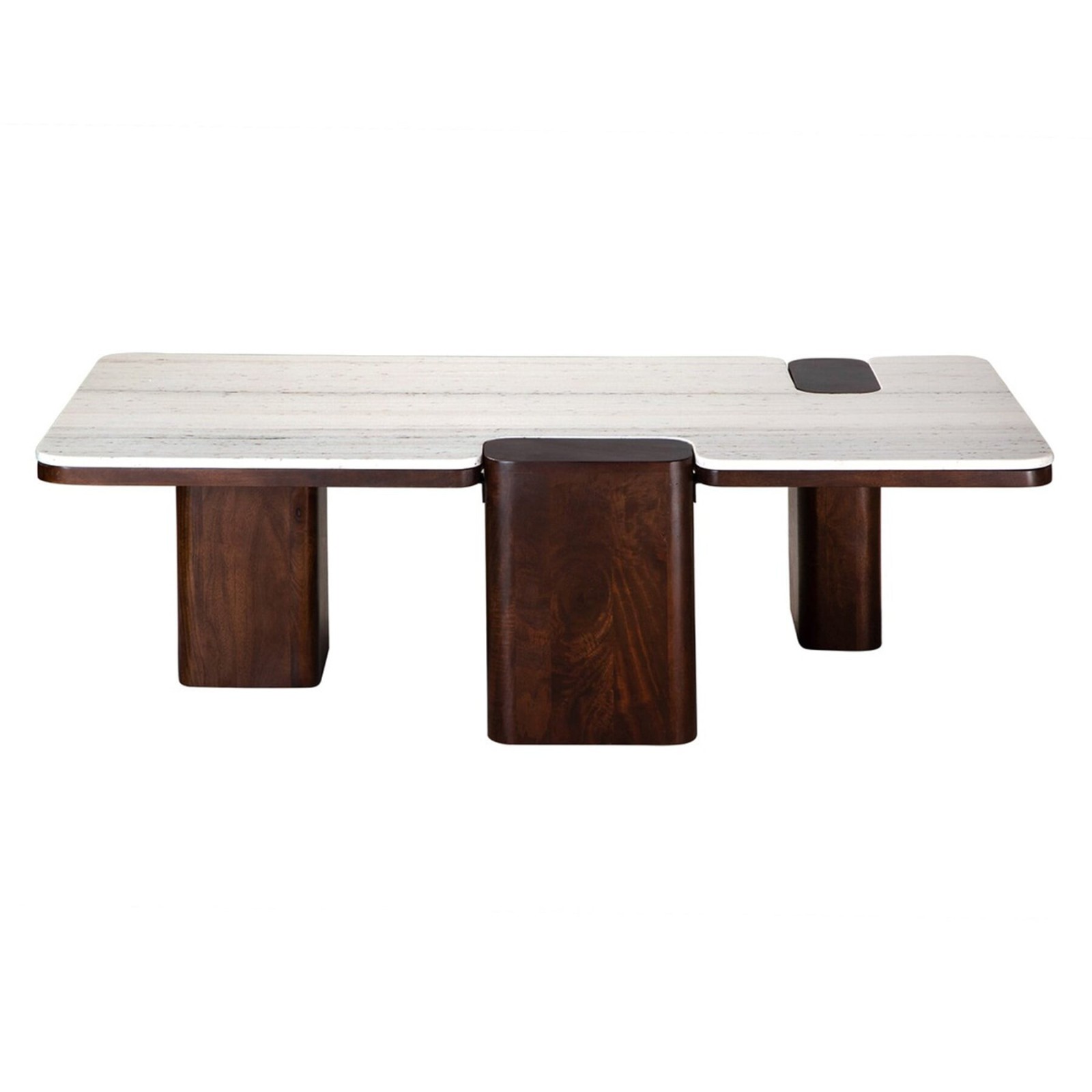 Table basse marbre et bois Puzzle | Signature Table basse marbre et bois Puzzle | Signature