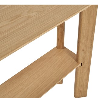 Console en bois de chêne Simona